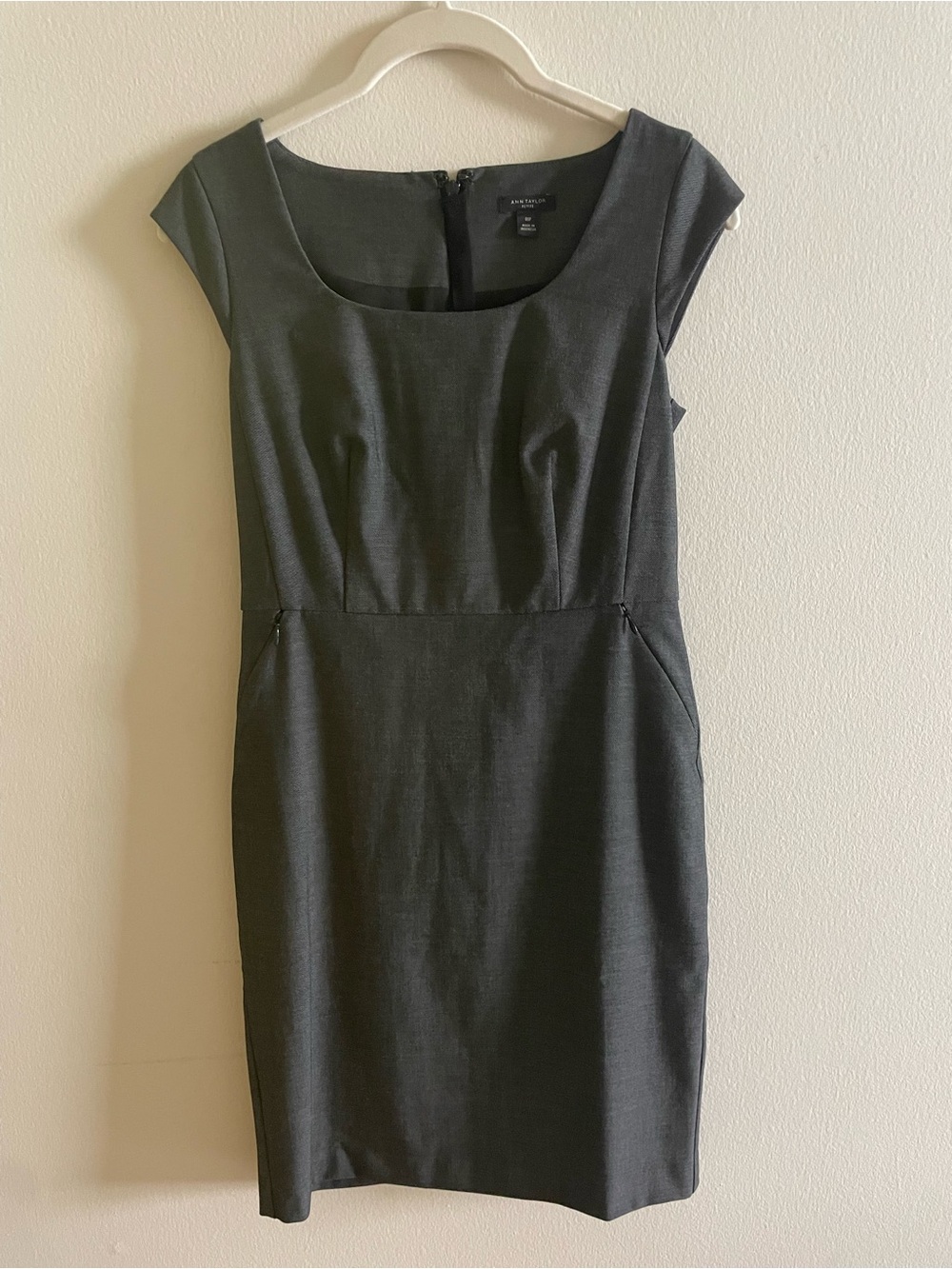 Ann Taylor Charcoal Dress - Classic Work Dress